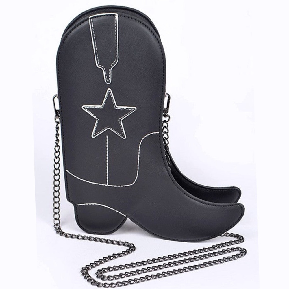 Western Style Cowboy Boot Purse - Picture 5 of 10